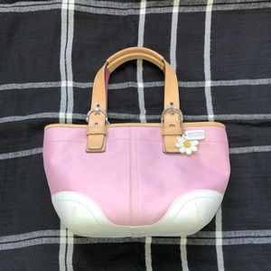 Coach Small Pink Handle Bag